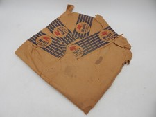 Vintage Mobil Oil Parts Brown Paper 14" X 14"
