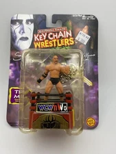 WCW NWO Wrestler GOLBERG Keychain (Electronic Talking) 1998 Toy Biz It Works!