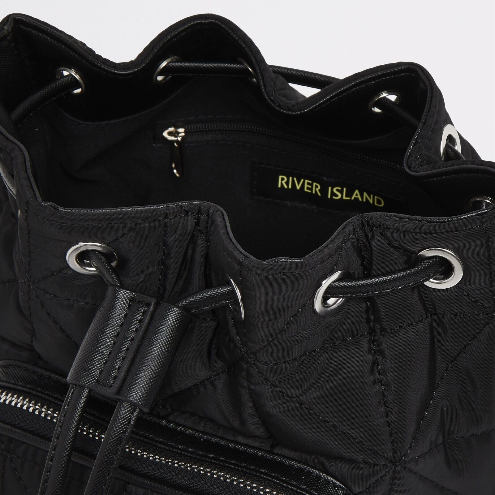 River Island shoulder bag black crossbody black bag NEW eBay