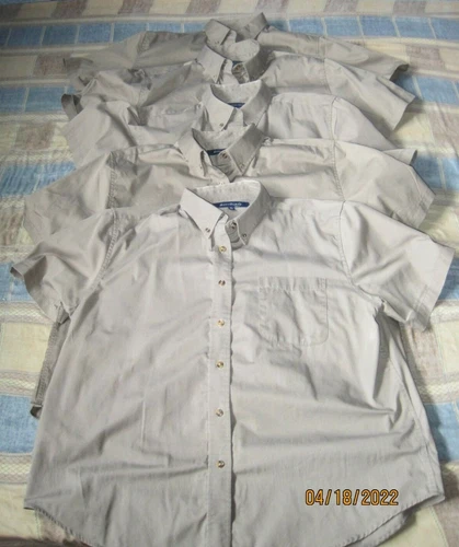 Bodyguard Women's XL Dress Work Shirts Button Front w/Collar - Olive (5)