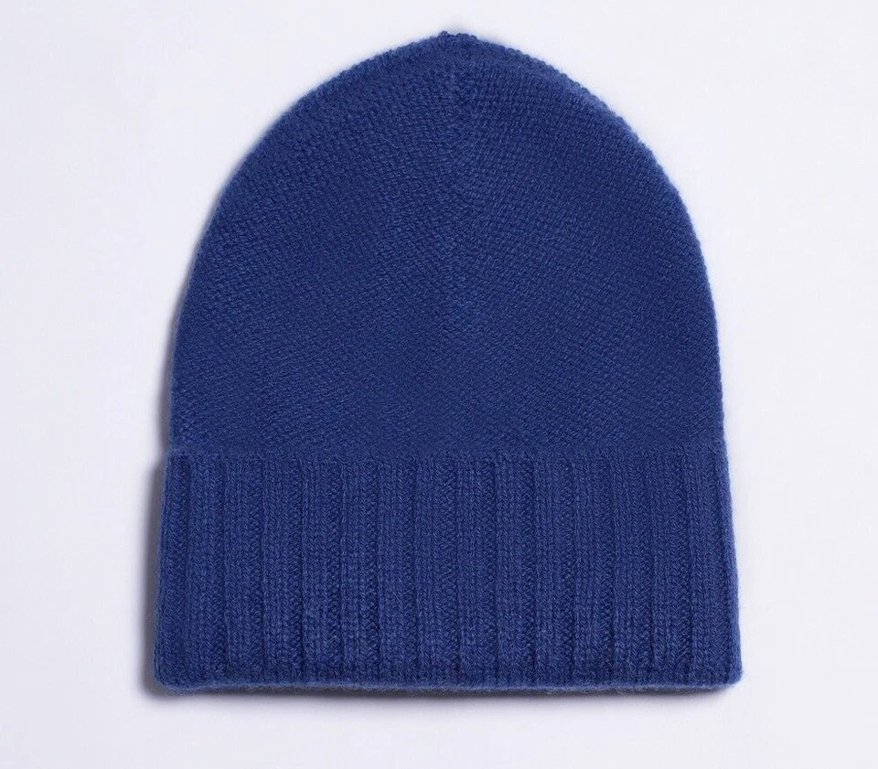 1stAmerican Cappellino Uomo Liscio 100% Cashmere Made in Italy Berretto Cuffia - Image 4 of 4