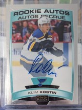 2019-20 OPC Platinum Rookie Auto #R-KO Klim Kostin RC - St. Louis Blues