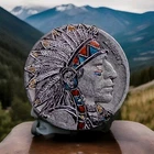 Buffalo Nickel hand carved original by J&M Tarantula nickel As Chief Joseph