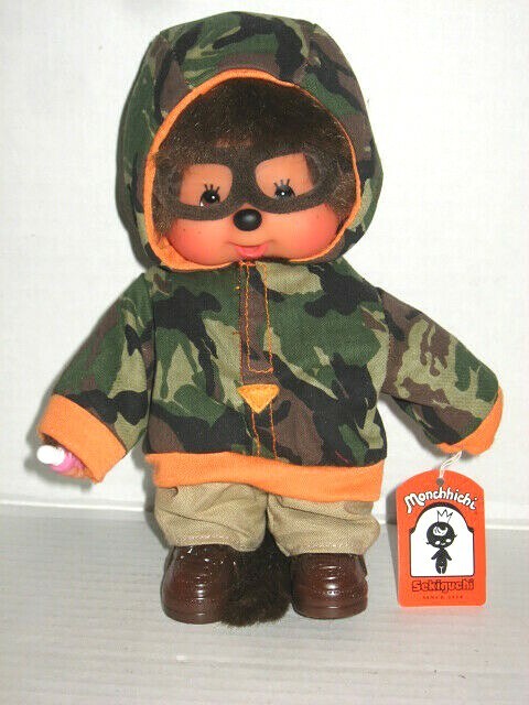 2003年発売 ミリタリー モンチッチ 男の子 monchhichi 842 クリアランス大人気 2003年発売 ミリタリー モンチッチ 男の子