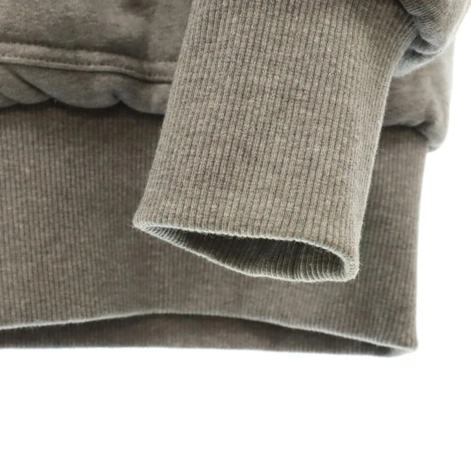 BURBERRY Giacca imbottita reversibile con cappuccio e zip verde grigio 4061070 Taglia: S