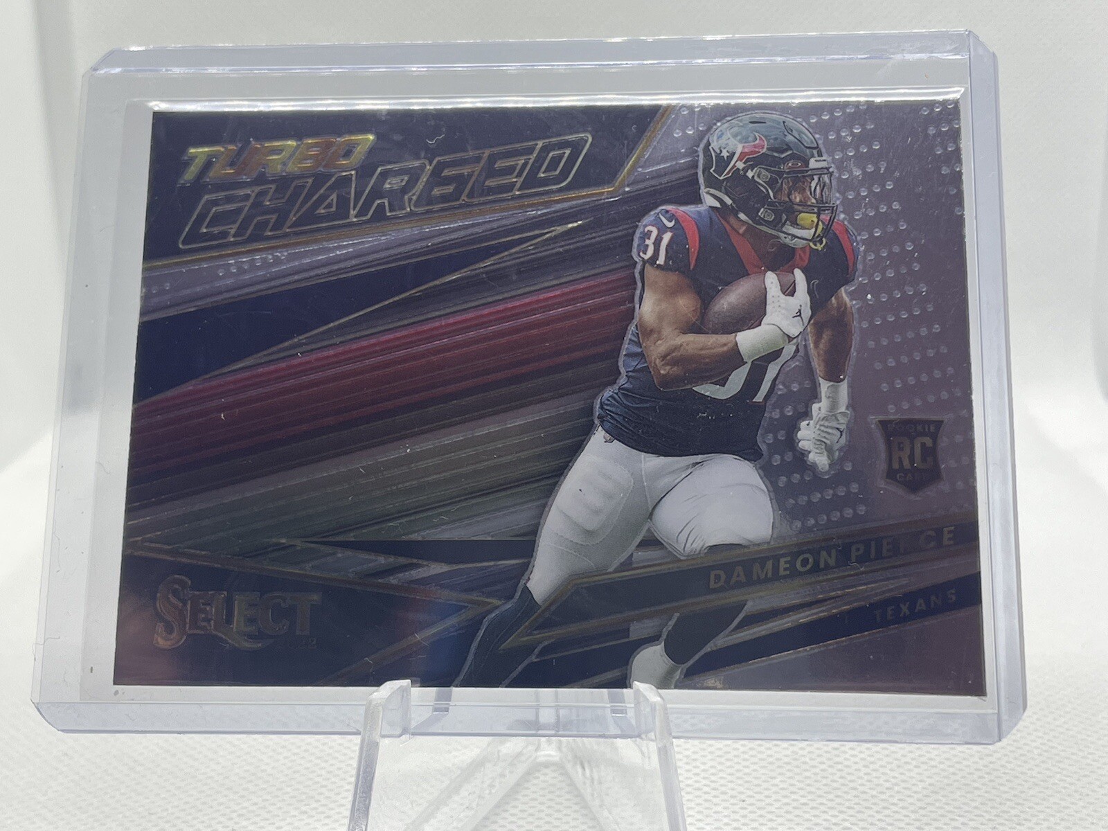 2022 Select Football Dameon Pierce Turbo Charged RC No. TUR-22