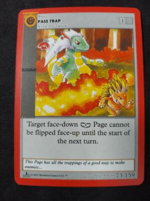 METAZOO 1ST. EDITION PASS TRAP 73/159 CRYPTID NATION NEAR MINT