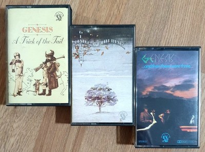 3 x GENESIS Albums: A TRICK OF THE TAIL AND THEN THERE WERE THREE WIND WUTHERING