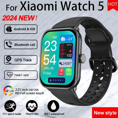 Watch 5 Global Version Smartwatches Men Women HD AMOLED Screen Heart Rate