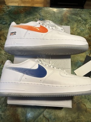 Nike Air Force 1 x Kith Low NYC Home CZ7928-100 White/Blue/Orange New in box