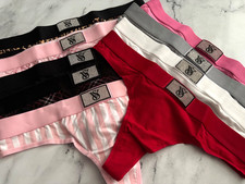 Victoria's Secret Thong Panty Logo Shine VS Patch Pick Color Size S M L XL XXL