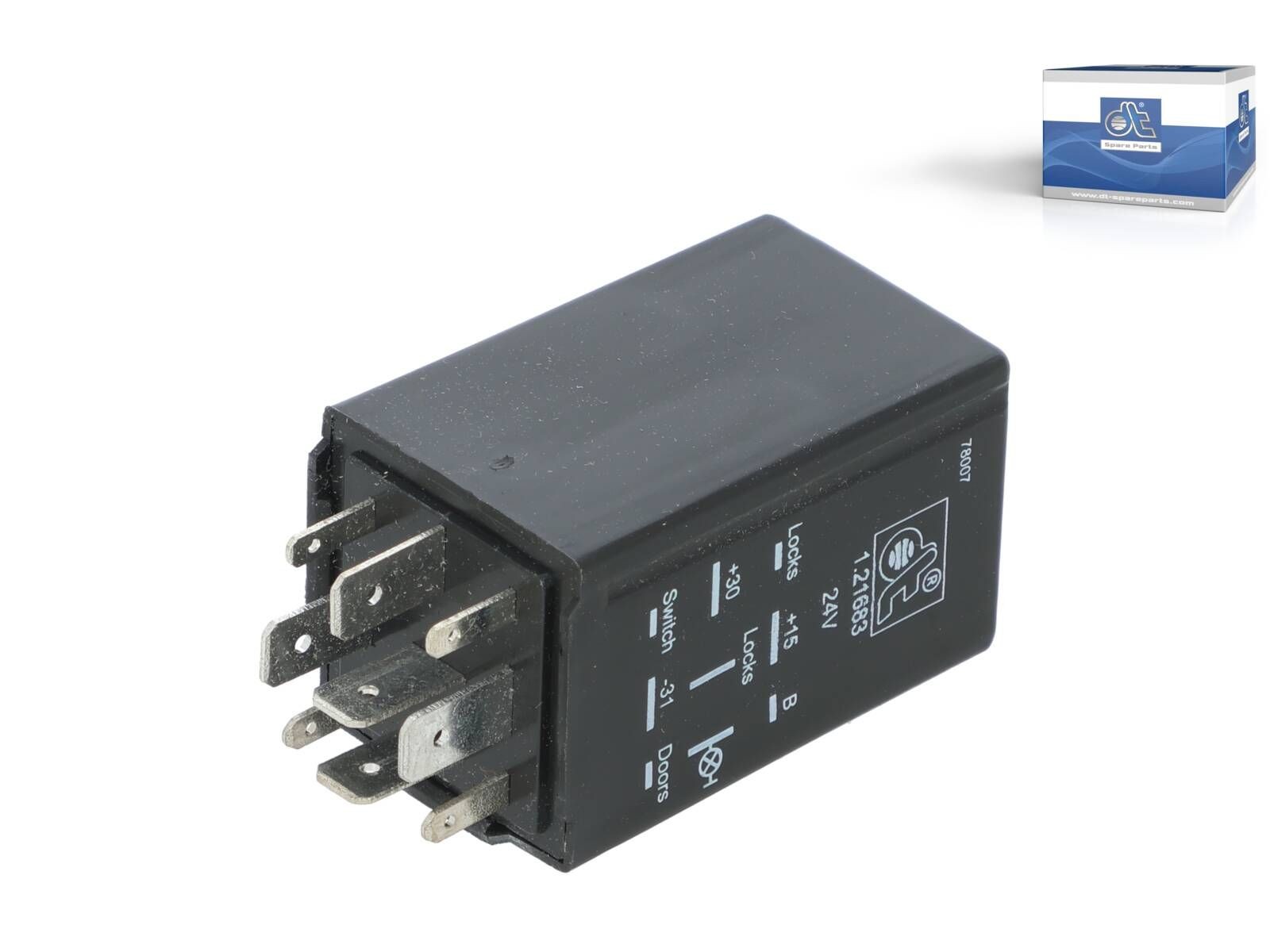 Relais DT Spare Parts 1.21683 24 V pour circuit electrique de camion
