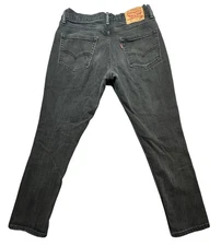 Levis 511 Jeans Mens 33x30 (32x27) Black Slim Fit Stretch Denim Five Pocket