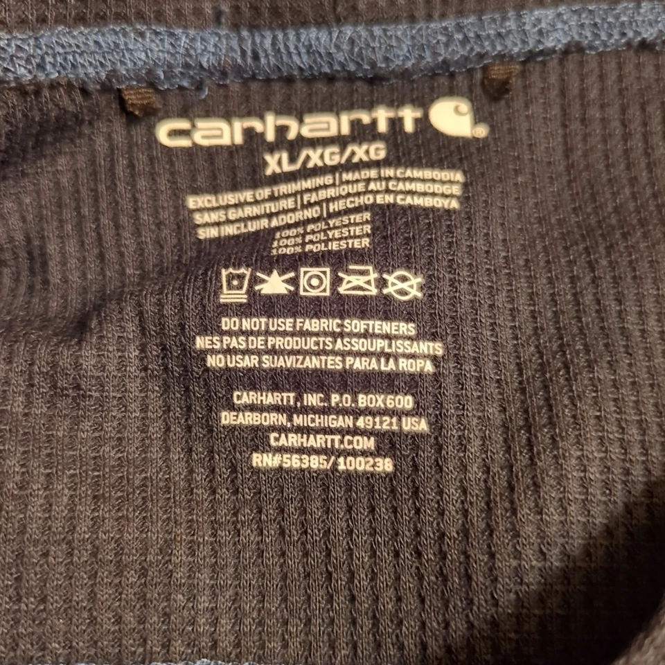 Carhartt Hombre Peso Medio Clásico Crew Azul Talla XL Foto 3 de 4
