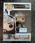 Funko Pop The Lord of the Rings  King Aragorn 534 Barnes And Noble Exclusive