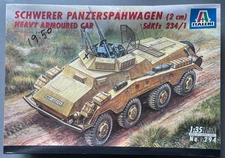 Italeri 294 Schwerer Panzerspähwägen Heavy Armored Car 2cm SdKfz 234/1 1:35 1/35