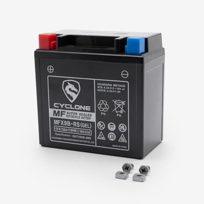 Batterie MFX9B-RS Top Post Terminal Bleiakku 12 V 9Ah Straße Motorrad