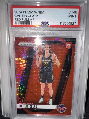 2024 Panini Prizm WNBA - Caitlin Clark #145 Red Pulsar Prizm /299 (RC)