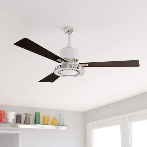 Vaxcel Lighting Clara 52 Clara 52" 3 Blade Indoor Ceiling Fan - Nickel - Picture 12 of 12