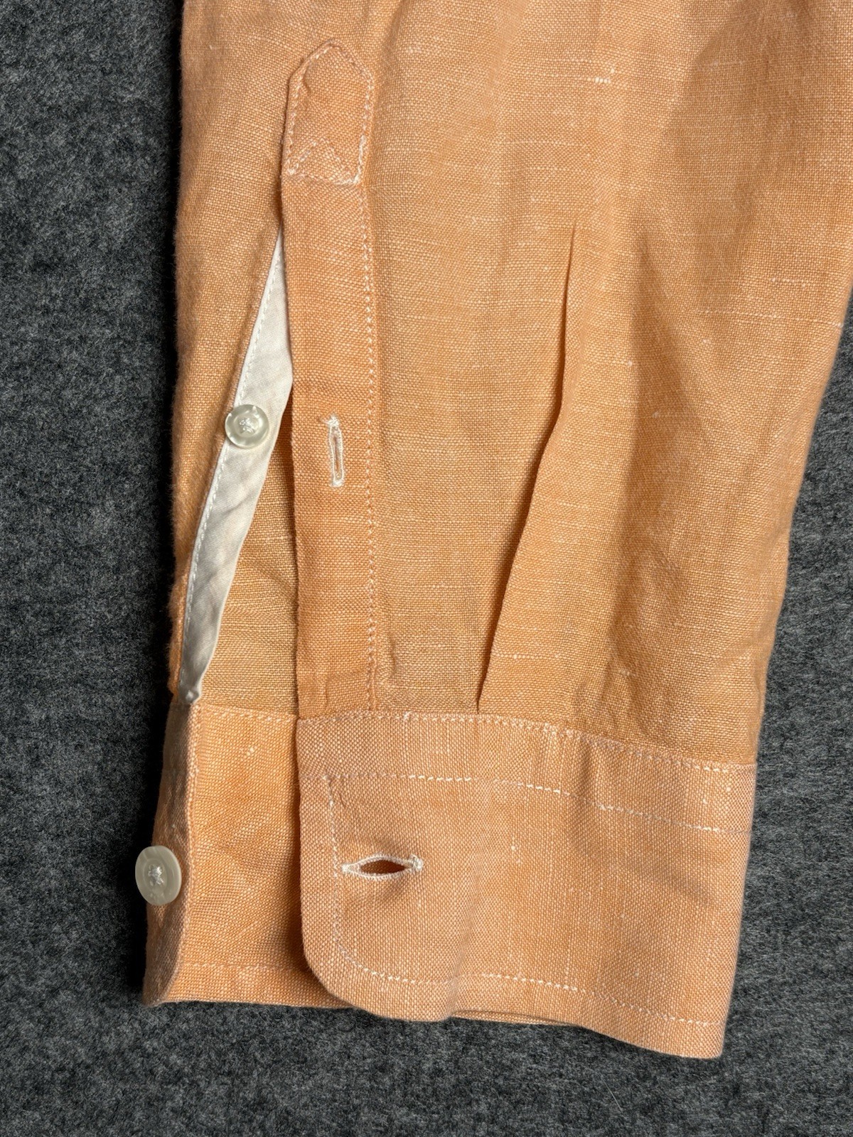 GAP Classic Tailored Button Down Long Sleeve Oran… - image 13