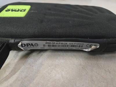 DPA 4066-OP-A-F10-LH 4066 CORE+ Omni Headset Microphone, Beige, TA4F Mini-XLR