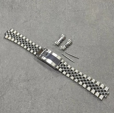 19MM JUBILEE WATCH BAND STRAP FOR 34MM ROLEX DATE, AIRKING MODEL WITH GLIDE LOCK