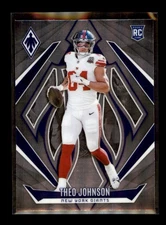 2024 Panini Phoenix #241 Theo Johnson RC New York Giants