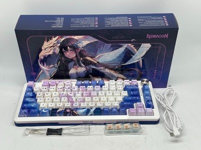 Redragon MCK681C Cyrus PRO RGB 75% Wireless Gaming Keyboard - White