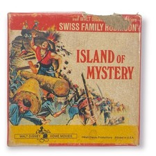 8 MM Movie Swiss Family Robinson Island of Mystery B W Walt Disney