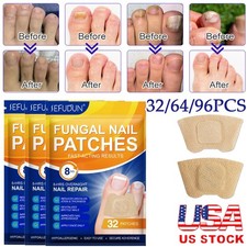 32-96 Pcs Fungal Nail Patches -Extra Strength Toenail Fungus Treatment Overnight