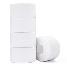 ADMITRY Athletic Tape,5 Pack White Sports Tape White cotton -5 Rolls