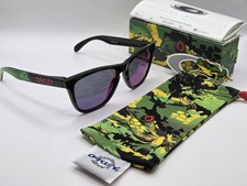 Oakley Frogskins Jupiter Camo Polished Black / +Red Iridium Rare Limited New