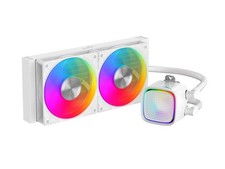Sama L50White 240mm 240mm ARGB Liquid CPU Cooler White Dual 120mm