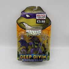 TMNT Deep Divin Donatello Figure Teenage Mutant Ninja Turtles Playmates 2004