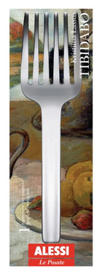 Alessi KL13 Tibidabo Silver Spaghetti Serving Fork - High Quality Stainless S...