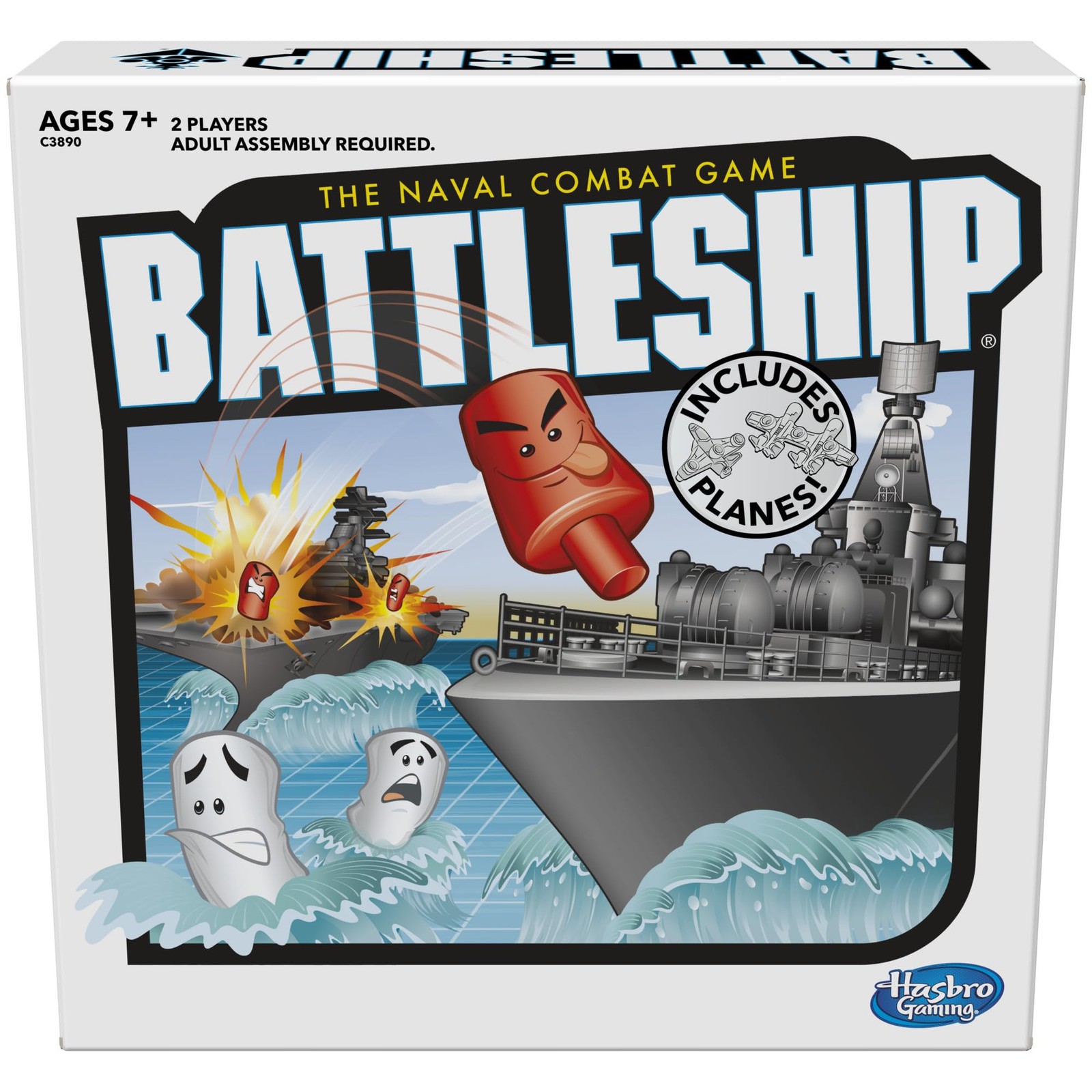 Hasbro Gaming Battleship with Planes Strategy Board Game for Ages 7 and Up (