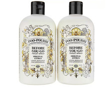 Poo-Pourri Set of 2   16 oz Bathroom Deodorizer Refill Bottles