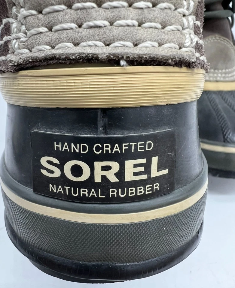 Botas de nieve Sorel para mujer Joan Of Arctic talla 7 piel sintética zapatos de invierno marrón Foto 2 de 4