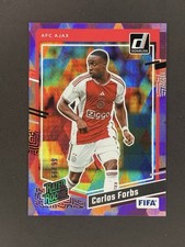 2023-24 Panini Donruss Fifa - Rated Rookie Carlos Forbs #179 Pink Cubic /99 (RC)