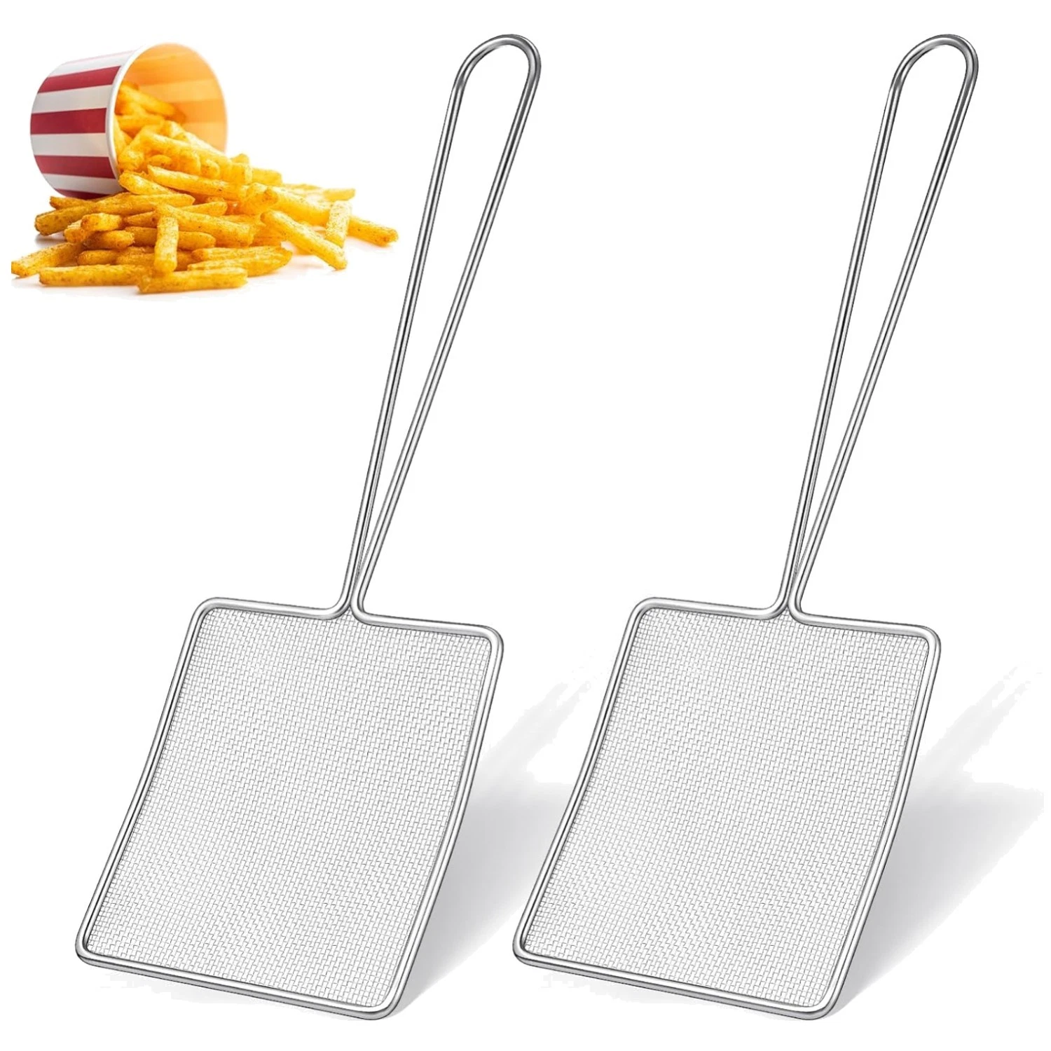 Fine Mesh Spider Strainer Combo - Long Handle
Opens in a new window or tab