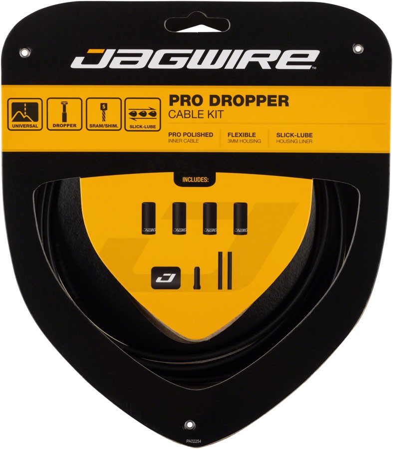 Jagwire Pro Dropper Cable Kit - Flexible 3mm Housing Polished Dropper Seatpost 5190₽