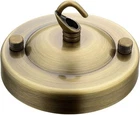 LEDSone Vintage Ceiling Rose Hook Plate 108mm Metal with Accessories