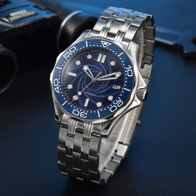 #ad Automatic Whirl Diver Watch Ceramic Bezel Sapphire Crystal 100M WR Stainless GBP 170.47