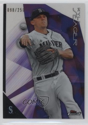 2015 Topps Finest Purple Refractor 98/250 Kyle Seager #32 l8m