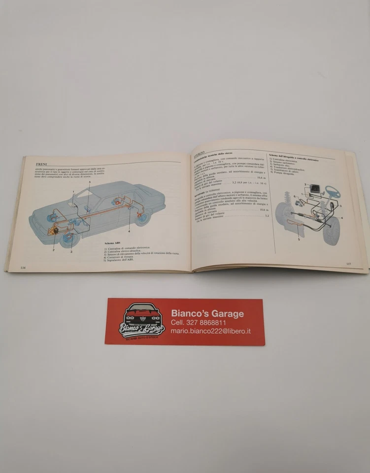Manuale Lancia Thema uso e manutenzione - Immagine 3 di 4