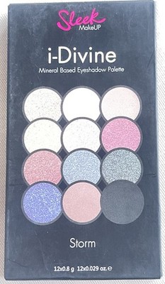 Sleek Makeup Eyeshadow i-Divine Lidschatten Palette 12 Farben Make-Up Storm 9g