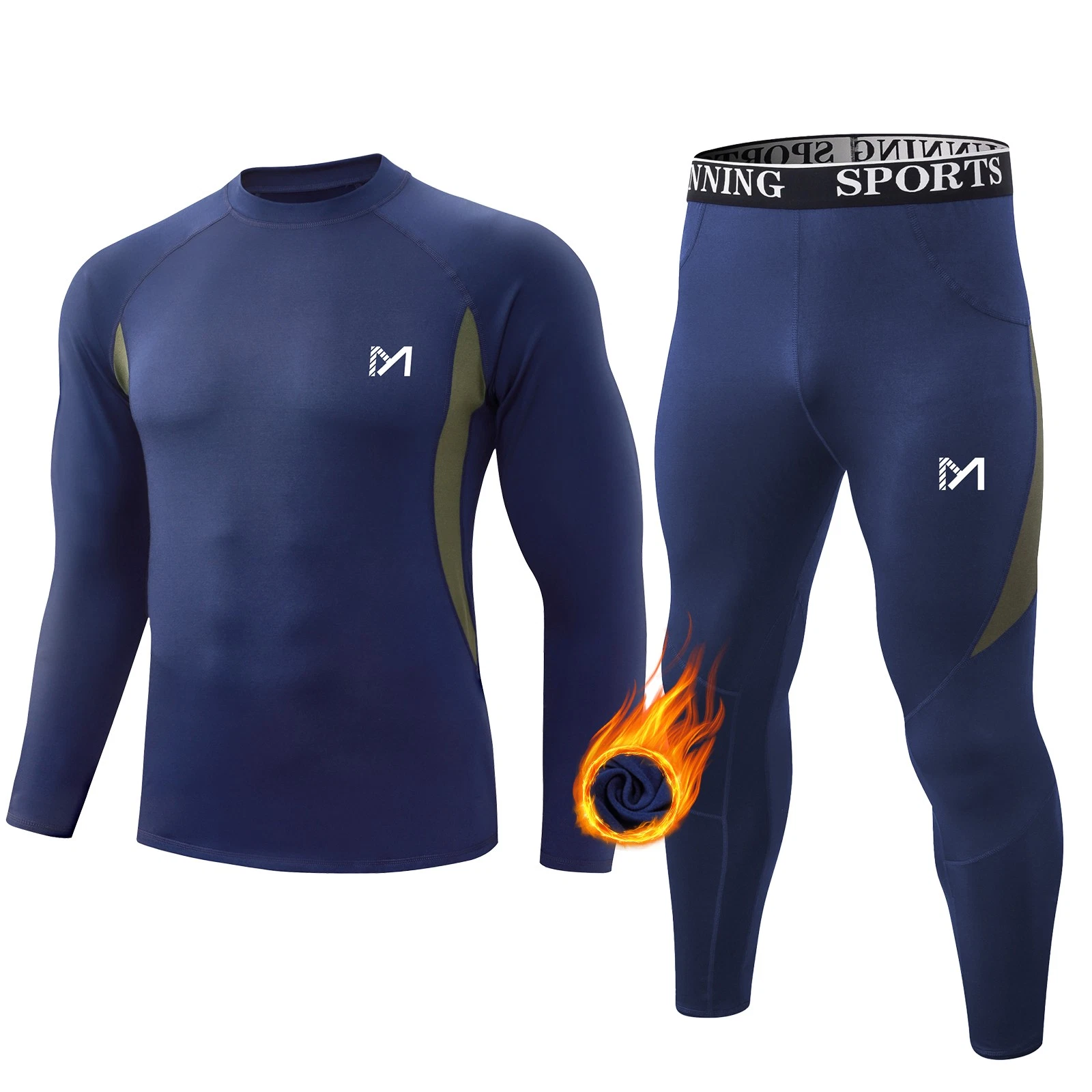 Mens Winter Ultra-Soft Fleece Lined Thermal Top & Bottom Long John Underwear Set
Opens in a new wind