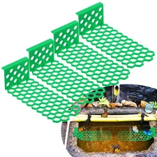 4-Pack Floating Bee Island, 7.09 Inch Floating Bee Watering Station [Green]