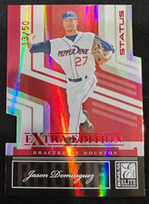 JASON DOMINGUEZ 2007 Donruss Elite Status #105 Die-Cut Rookie Card RC #13/50. rookie card picture