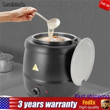 Soup Warmer Soup Station W/ 9.37 9.37" Pot Commercial Durable Soup Kettle Warmer
